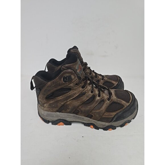 Merrell Mens Moab 2 Ventilator Mid Waterproof Comp Toe CSA Work Boot Brown 7.5W - Picture 2 of 7